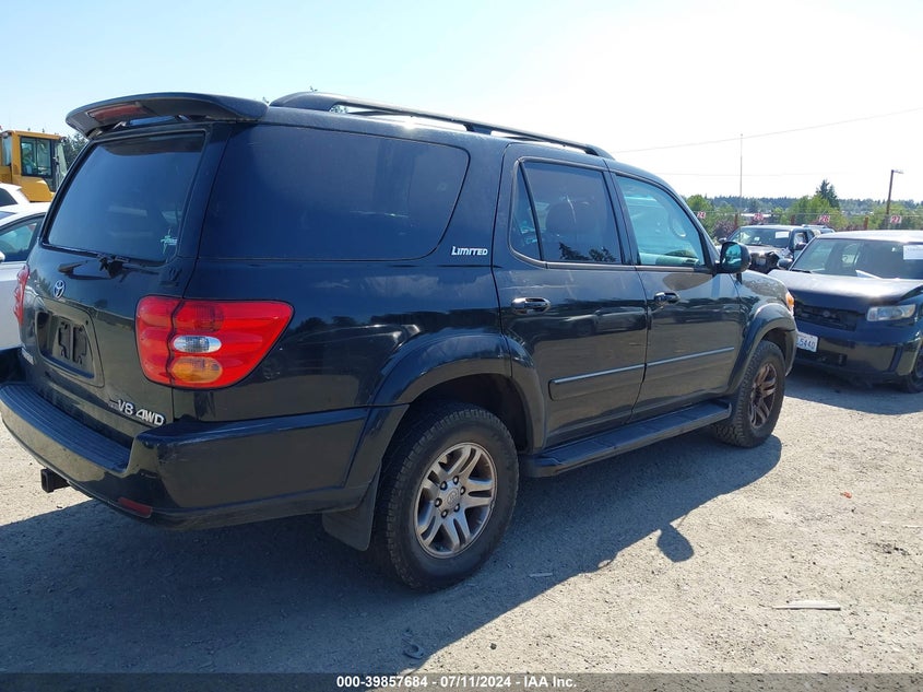 2004 Toyota Sequoia Limited V8 VIN: 5TDBT48A44S226114 Lot: 39857684