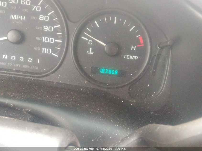 2003 Chevrolet Venture Lt W/1Sd VIN: 1GNDX03E93D284334 Lot: 39857709