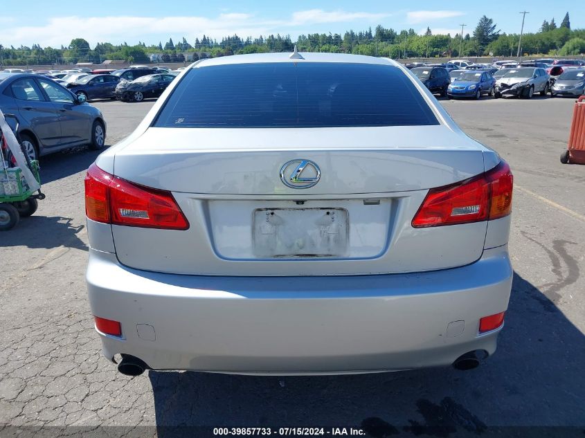2007 Lexus Is 250 VIN: JTHBK262872037320 Lot: 39857733
