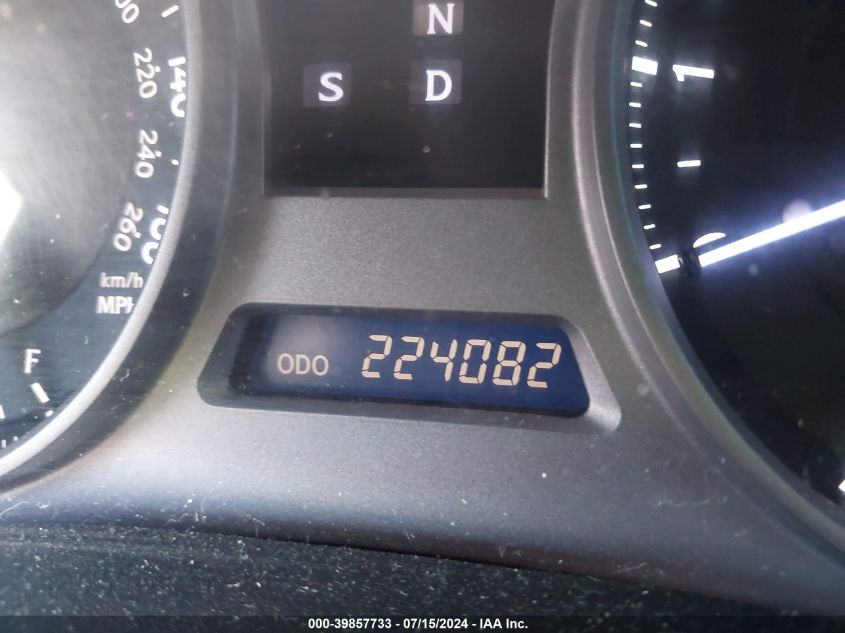 2007 Lexus Is 250 VIN: JTHBK262872037320 Lot: 39857733