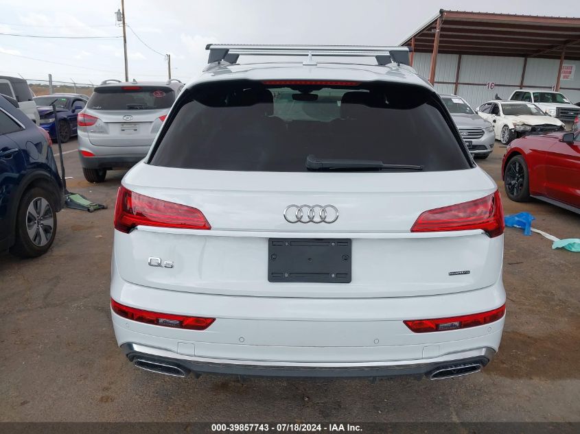 2023 Audi Q5 Premium Plus 45 Tfsi S Line Quattro VIN: WA1EAAFY3P2182310 Lot: 39857743