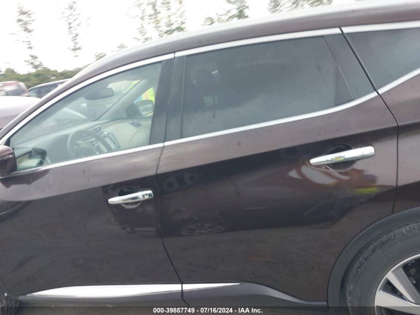 2021 Nissan Murano Sl VIN: 5N1AZ2CJ4MC101827 Lot: 39857749