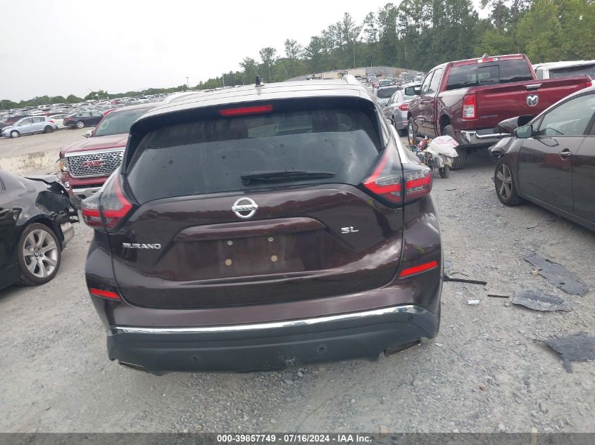 2021 Nissan Murano Sl VIN: 5N1AZ2CJ4MC101827 Lot: 39857749