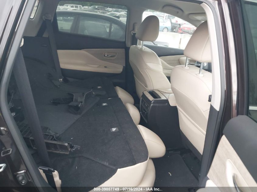 2021 Nissan Murano Sl VIN: 5N1AZ2CJ4MC101827 Lot: 39857749