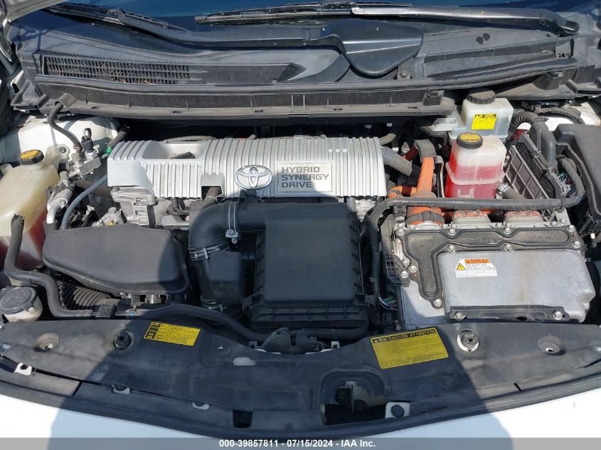 2010 Toyota Prius Iv VIN: JTDKN3DU2A0038744 Lot: 39857811