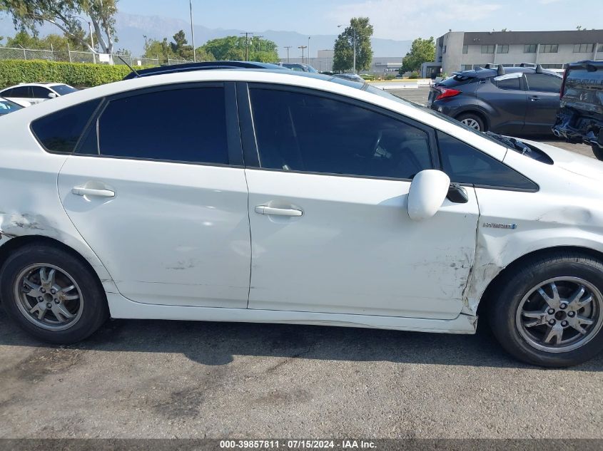 2010 Toyota Prius Iv VIN: JTDKN3DU2A0038744 Lot: 39857811