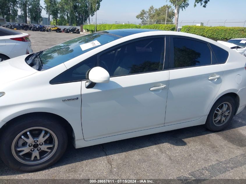 2010 Toyota Prius Iv VIN: JTDKN3DU2A0038744 Lot: 39857811