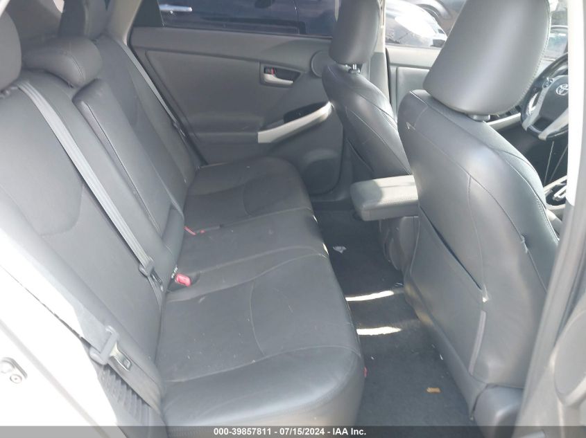 2010 Toyota Prius Iv VIN: JTDKN3DU2A0038744 Lot: 39857811