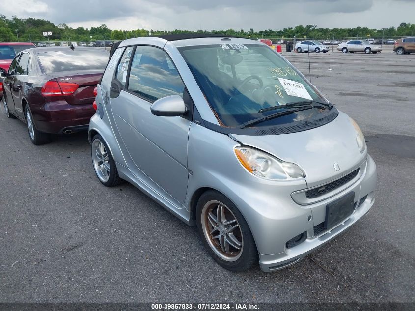 2009 Smart Fortwo Brabus/Passion VIN: WMEEK31X39K287995 Lot: 39857833