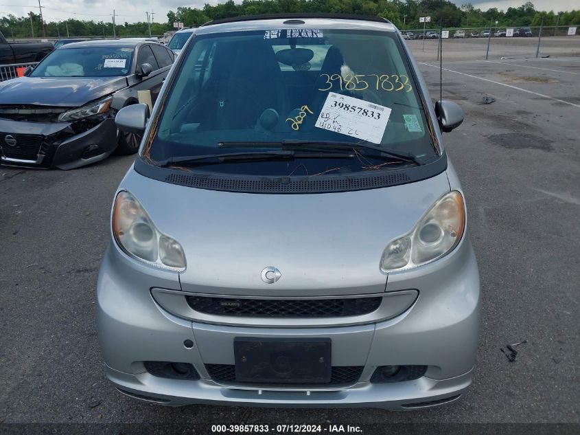 2009 Smart Fortwo Brabus/Passion VIN: WMEEK31X39K287995 Lot: 39857833