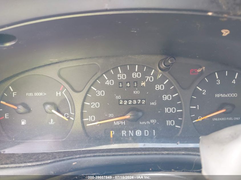 1998 Ford Taurus Lx/Se VIN: 1FAFP52U2WG235993 Lot: 39857849