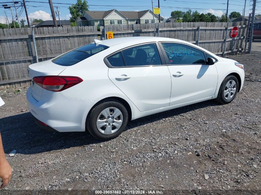 3KPFK4A76HE081323 | 2017 KIA FORTE