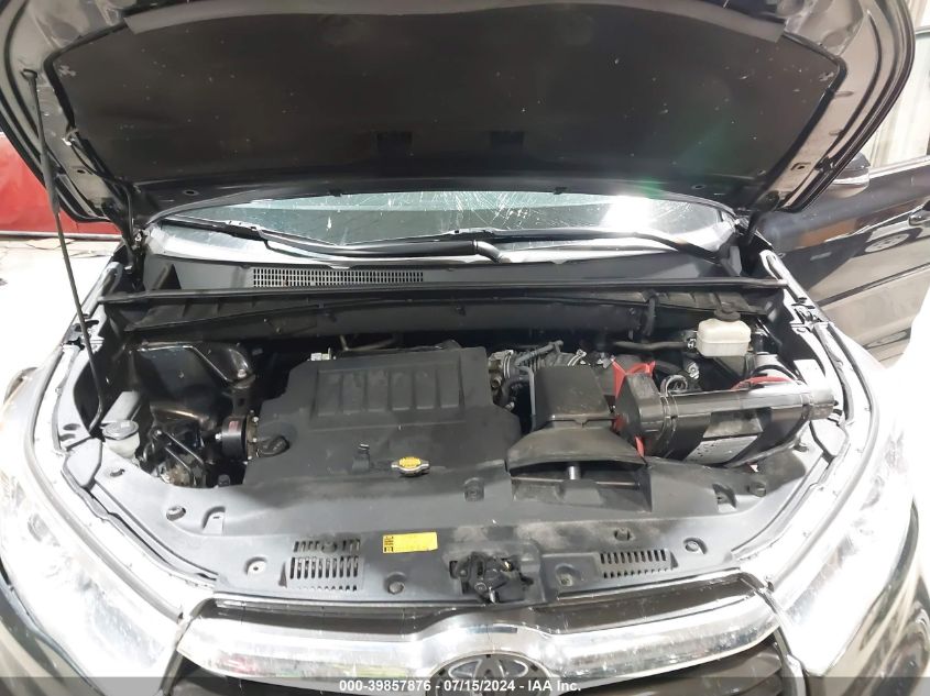 2015 Toyota Highlander Limited V6 VIN: 5TDDKRFH9FS149722 Lot: 39857876