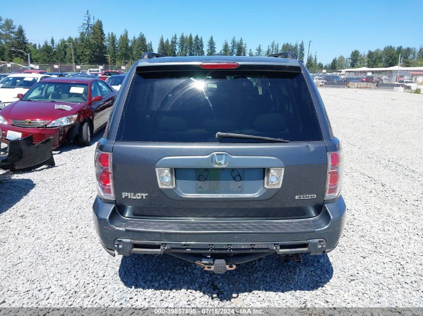 2006 Honda Pilot Ex-L VIN: 2HKYF18666H536351 Lot: 39857895