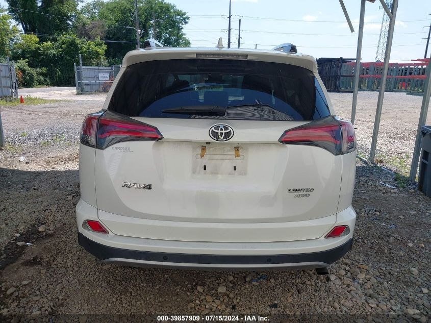 2017 Toyota Rav4 Limited VIN: 2T3DFREV2HW603841 Lot: 39857909