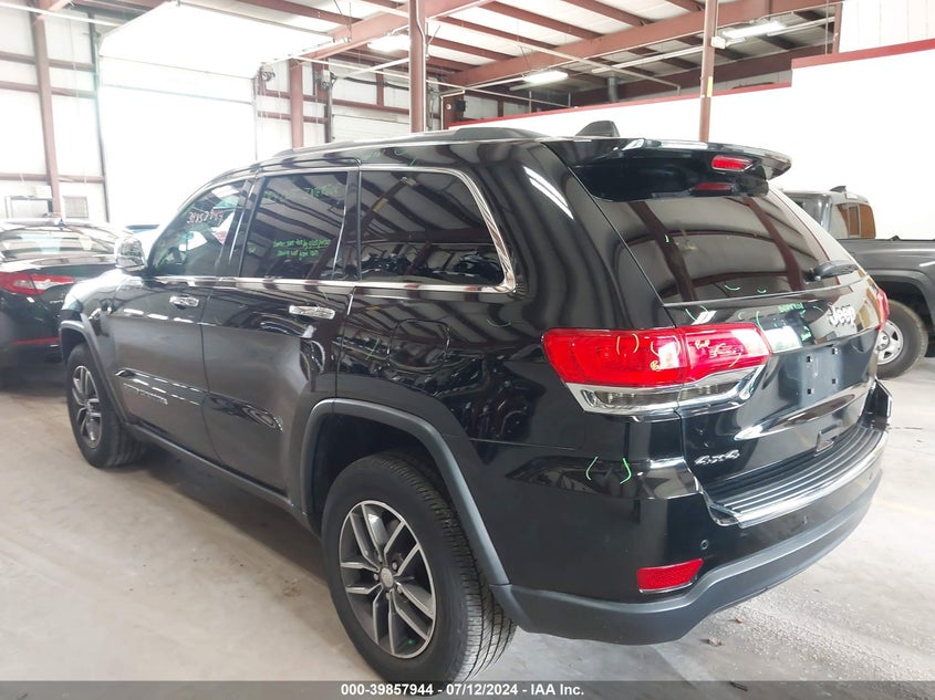 VIN 1C4RJFBG9HC808147 2017 JEEP GRAND CHEROKEE LIMITED 4X4