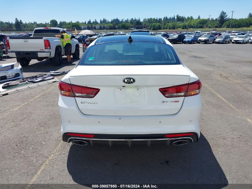 2018 Kia Optima Sx Turbo VIN: 5XXGW4L24JG216600 Lot: 39857950