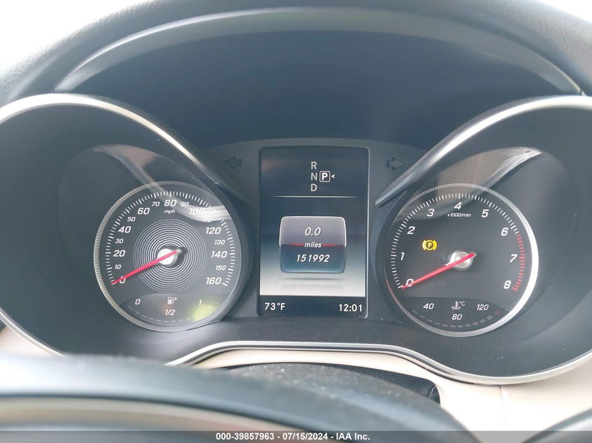 2015 Mercedes-Benz C 300 Luxury/Sport VIN: 55SWF4JBXFU075457 Lot: 39857963