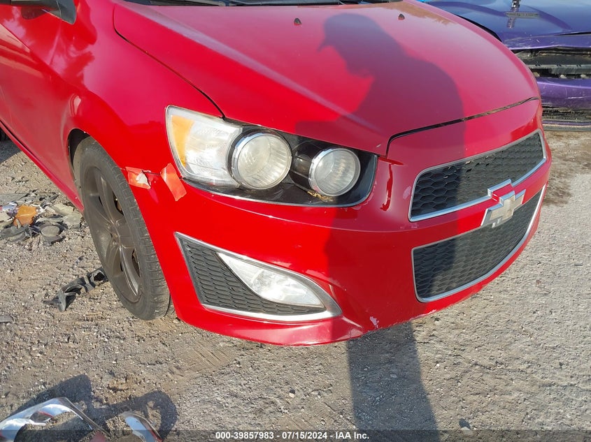 2013 Chevrolet Sonic Rs Auto VIN: 1G1JG6SB9D4194343 Lot: 39857983