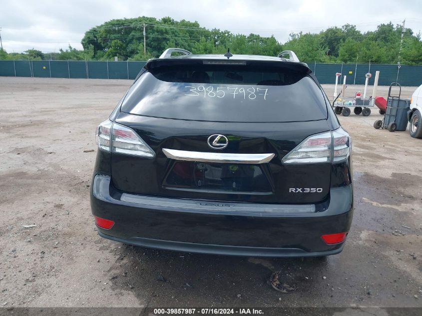 2012 Lexus Rx 350 VIN: 2T2BK1BAXCC146216 Lot: 39857987