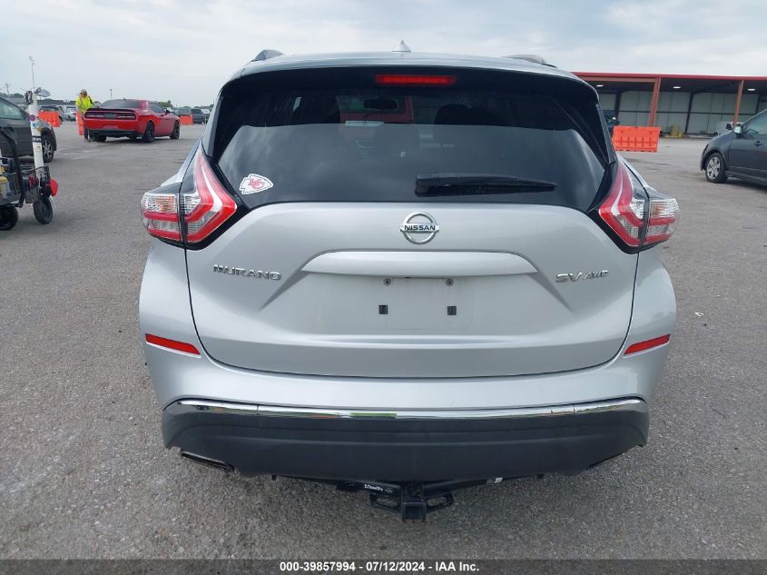 2015 Nissan Murano Sv VIN: 5N1AZ2MH2FN264107 Lot: 39857994