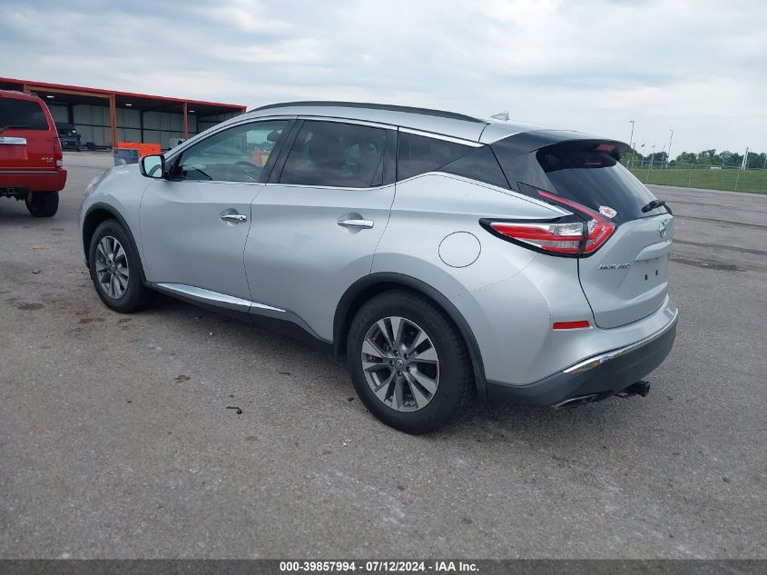 2015 Nissan Murano Sv VIN: 5N1AZ2MH2FN264107 Lot: 39857994