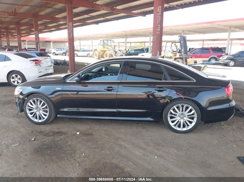 2012 Audi A6 3.0 Premium VIN: WAUFGAFC6CN033800 Lot: 39858005