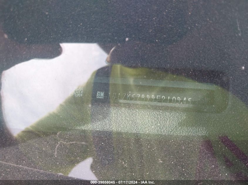 2009 Chevrolet Malibu Ltz VIN: 1G1ZK57B99F210945 Lot: 39858045