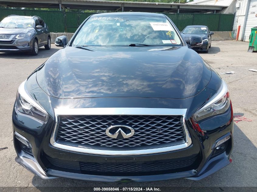 2019 Infiniti Q50 3.0T Sport VIN: JN1EV7AR1KM593704 Lot: 39858046