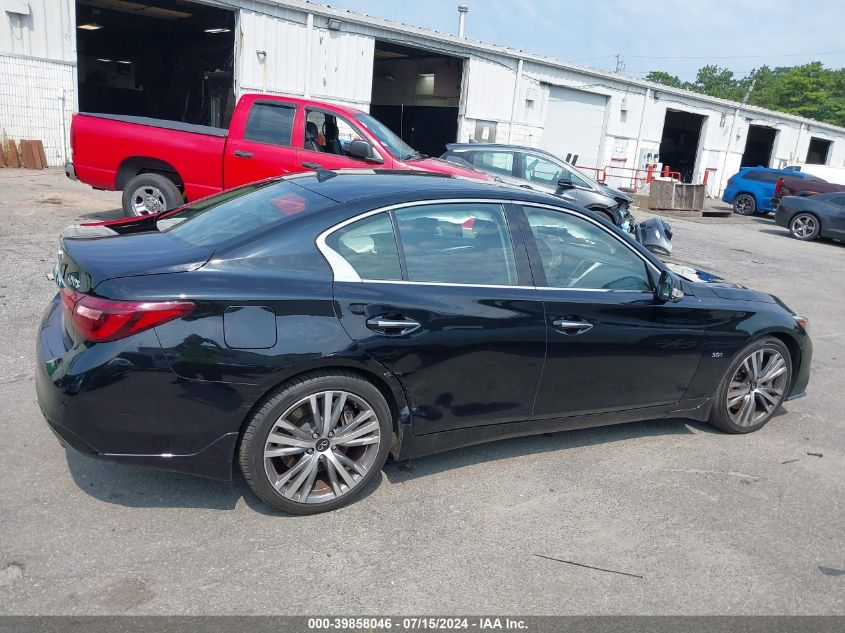 2019 Infiniti Q50 3.0T Sport VIN: JN1EV7AR1KM593704 Lot: 39858046