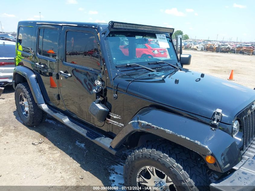 2013 Jeep Wrangler Unlimited Sahara VIN: 1C4BJWEG7DL640287 Lot: 39858060