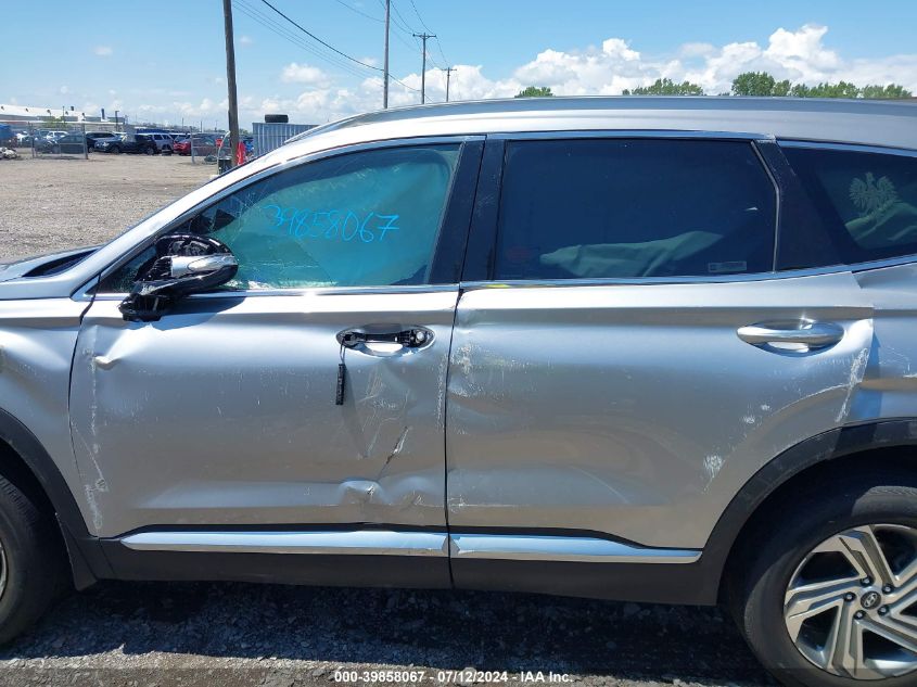 2021 Hyundai Santa Fe Sel VIN: 5NMS3DAJ5MH341561 Lot: 39858067