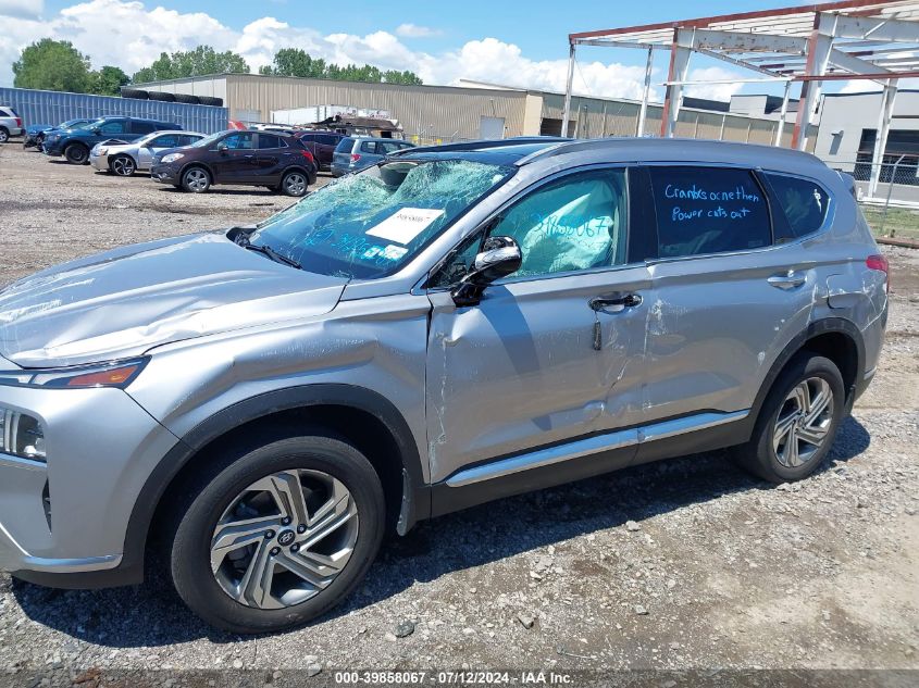 2021 Hyundai Santa Fe Sel VIN: 5NMS3DAJ5MH341561 Lot: 39858067