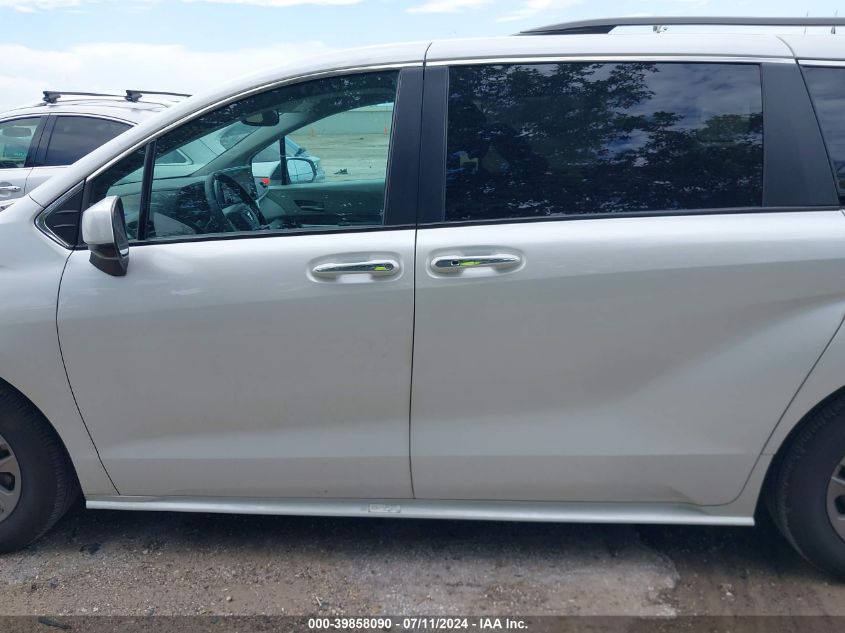 2024 Toyota Sienna Xle VIN: 5TDYRKEC0RS192876 Lot: 39858090