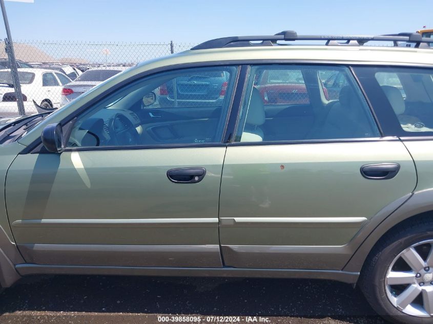 2007 Subaru Outback 2.5I VIN: 4S4BP61C677310019 Lot: 39858095