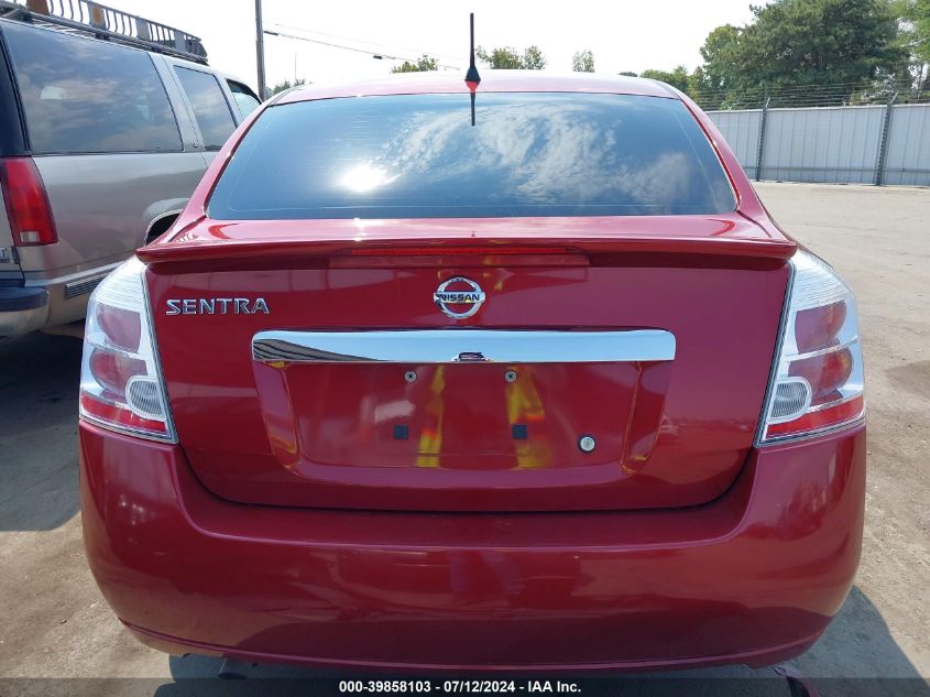 2011 Nissan Sentra 2.0 VIN: 3N1AB6AP4BL694584 Lot: 39858103