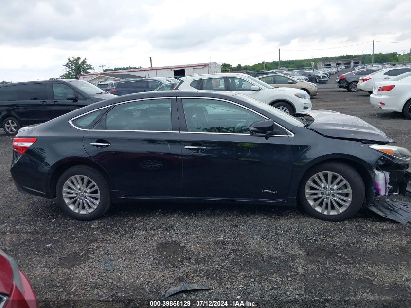2014 Toyota Avalon Hybrid Xle Premium VIN: 4T1BD1EB6EU025557 Lot: 39858129