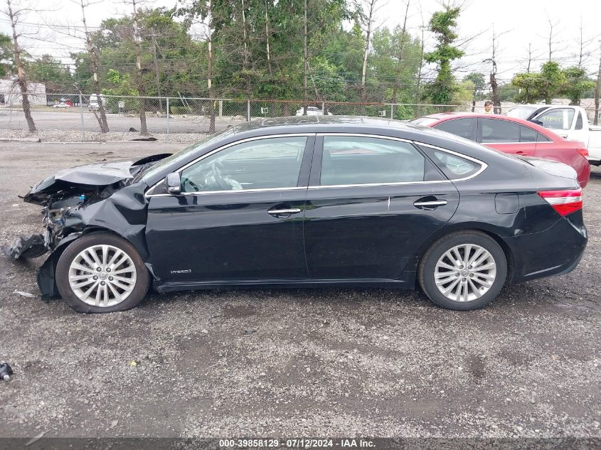 2014 Toyota Avalon Hybrid Xle Premium VIN: 4T1BD1EB6EU025557 Lot: 39858129