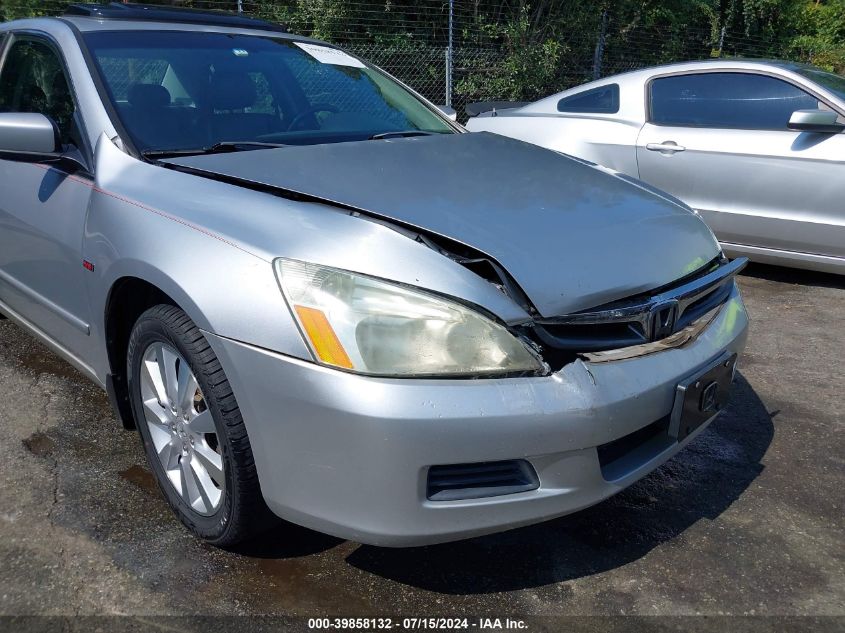 2006 Honda Accord 3.0 Ex VIN: 1HGCM665X6A051629 Lot: 39858132