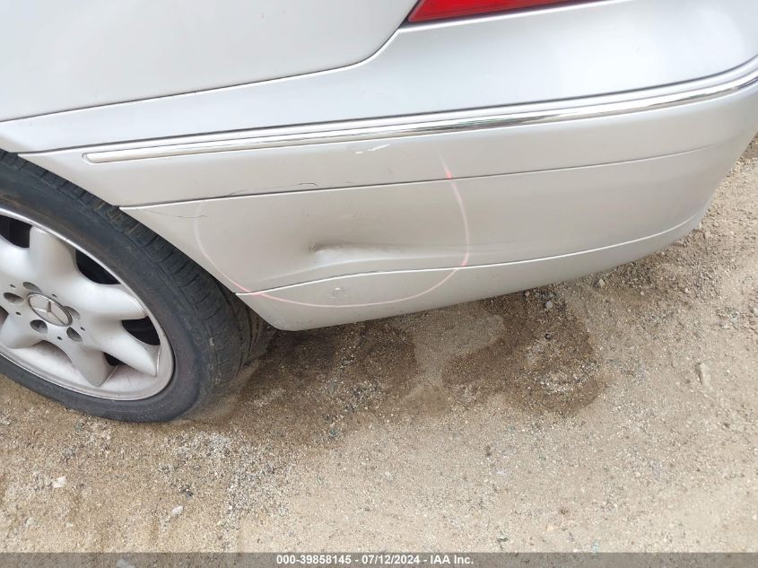 2004 Mercedes-Benz C 240 VIN: WDBRF61J14A565193 Lot: 39858145