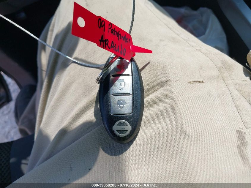 2009 Nissan Pathfinder Se VIN: 5N1AR18B09C616942 Lot: 39858205