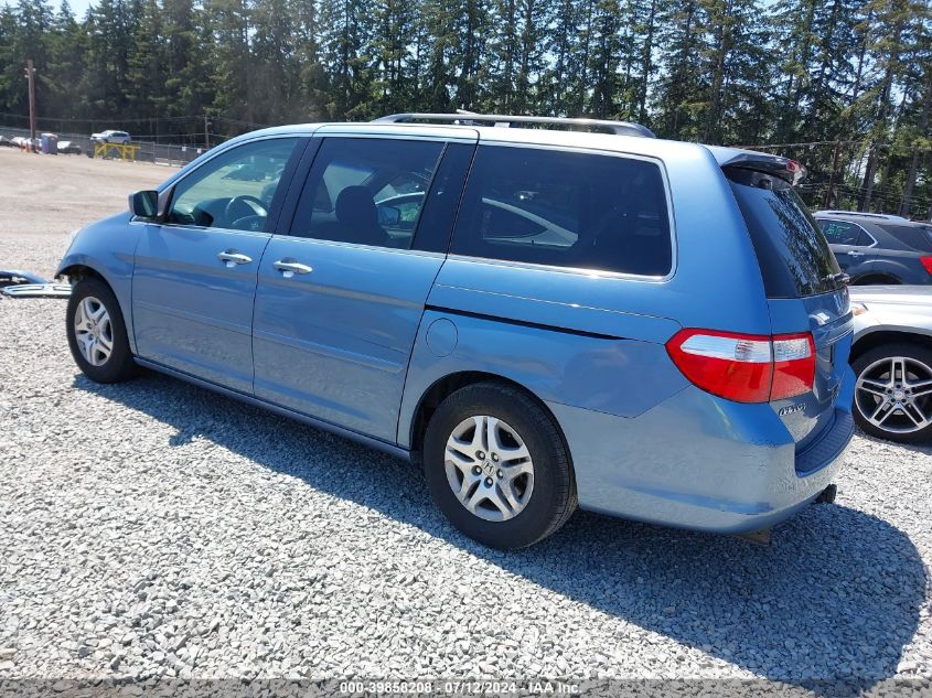 2006 Honda Odyssey Ex-L VIN: 5FNRL38736B025602 Lot: 39858208