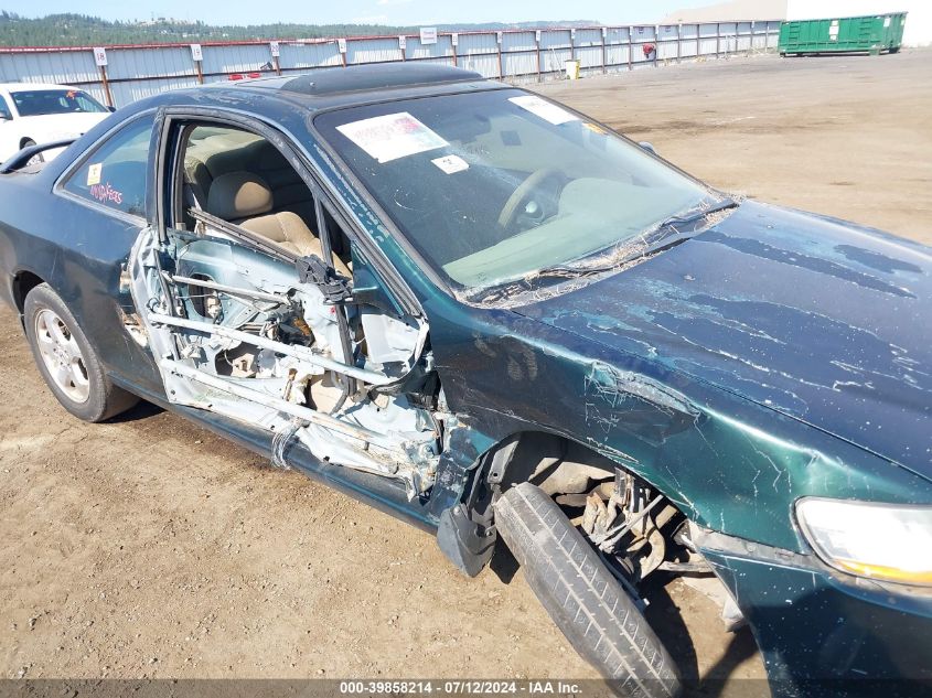 1999 Honda Accord Ex V6 VIN: 1HGCG2254XA008007 Lot: 39858214