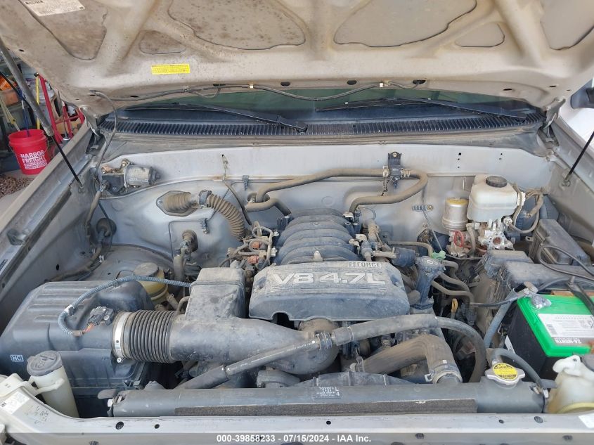 2005 Toyota Tundra Sr5 V8 VIN: 5TBET34195S463480 Lot: 39858233