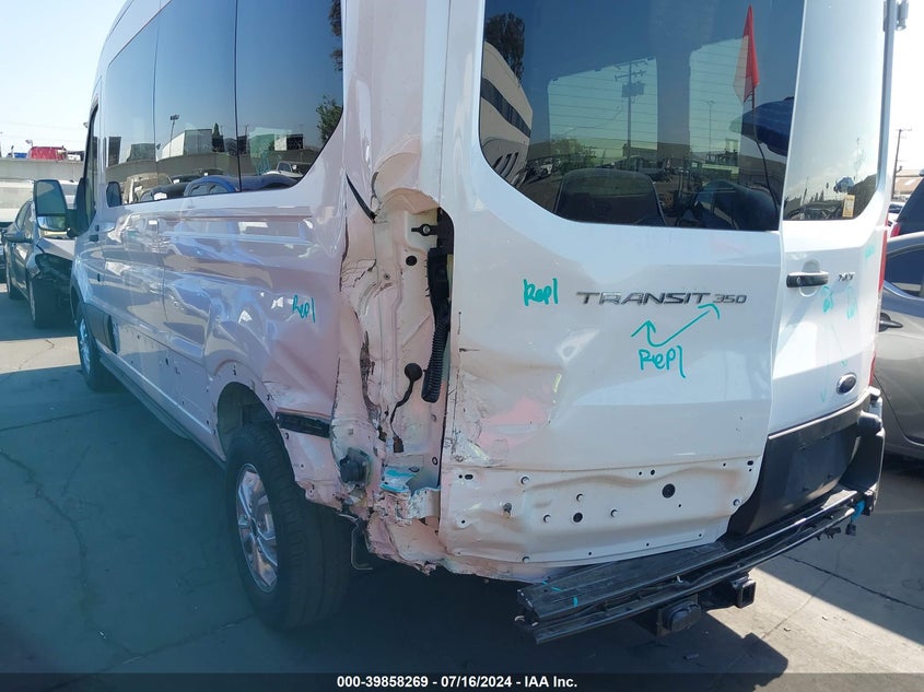 2024 FORD TRANSIT-350 PASSENGER VAN 3.5L V-6 DI, DOHC, V(VIN: 1FBAX2C8XRKA23434