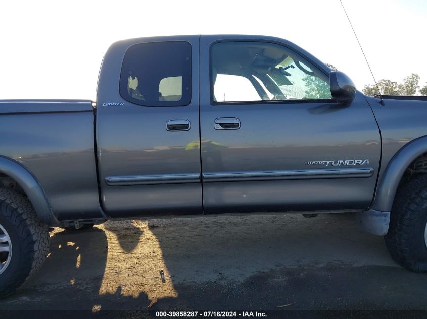 2005 Toyota Tundra Access Cab Limited VIN: 5TBBT48145S457931 Lot: 39858287