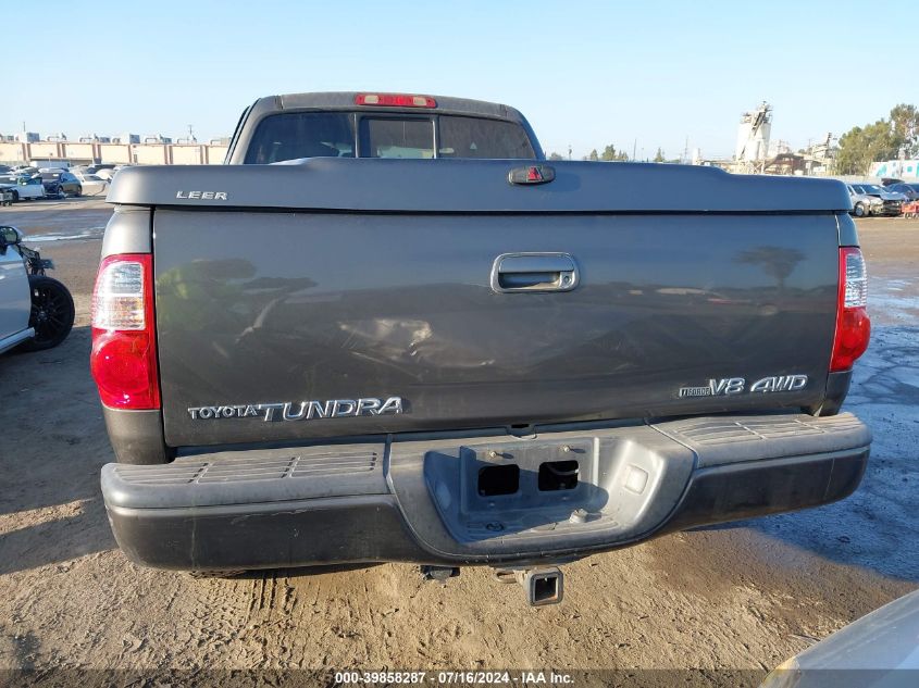 2005 Toyota Tundra Access Cab Limited VIN: 5TBBT48145S457931 Lot: 39858287