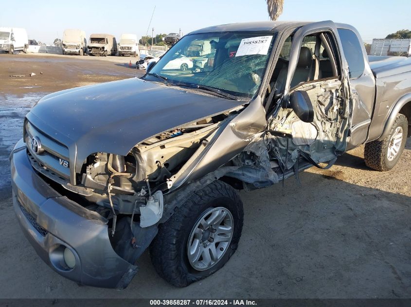 2005 Toyota Tundra Access Cab Limited VIN: 5TBBT48145S457931 Lot: 39858287