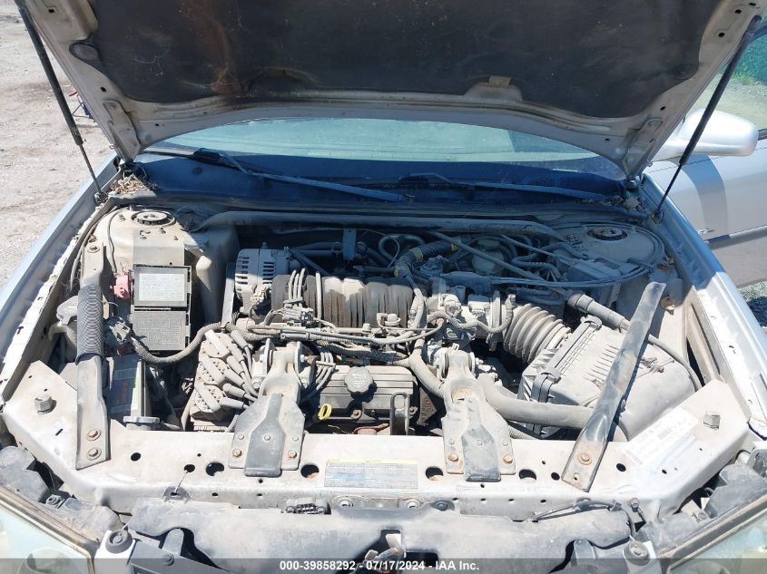 2003 Chevrolet Impala Ls VIN: 2G1WH52K639350458 Lot: 39858292