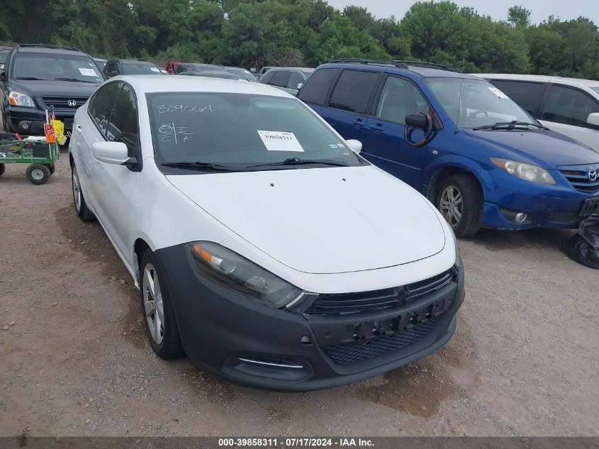 2015 Dodge Dart Sxt VIN: 1C3CDFBB1FD309064 Lot: 39858311